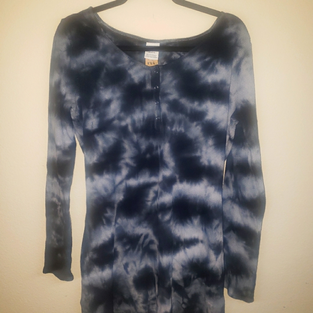 PINK Tiedye long-sleeved dress